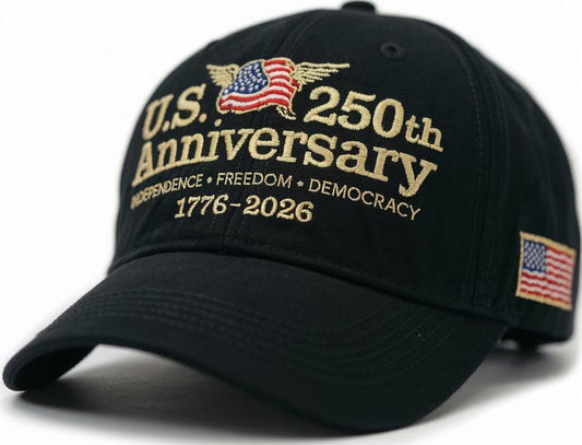 250th Anniversary Embroidered Baseball Us Tribute Retro Cap Independence Freedom Anniversary Gift Make America Great Again Gift For Dad 1761015874822.jpg