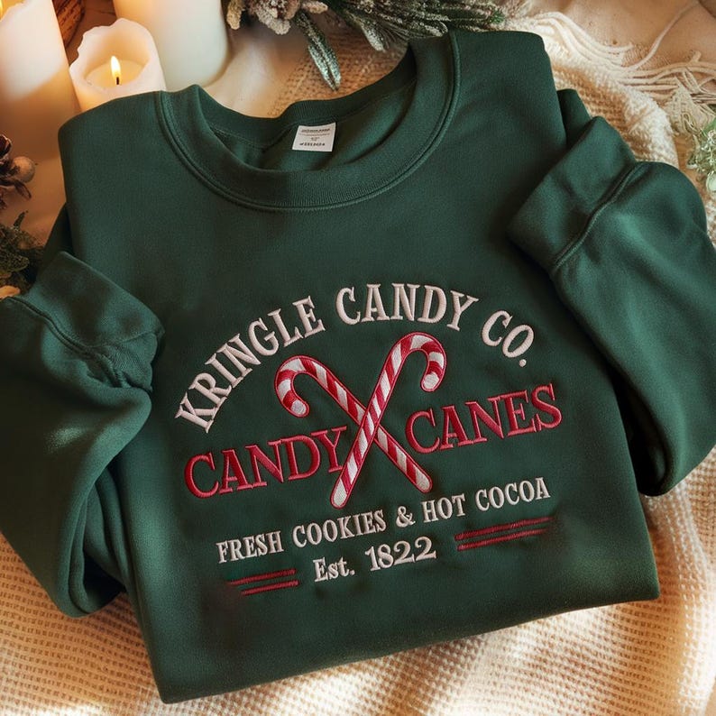 Kringle Candy Co Embroidered Sweatshirt Vintage Holiday Sweatshirt Christmas Gift Ideas Family Christmas Sweatshirt Christmas Sweatshirt 1761016822574.jpg