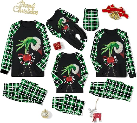 Christmas Family Matching Pajamas Sets Christmas Pjs Sleepwear Outfits For Christmas Holiday Xmas Party 1761038509532.jpg