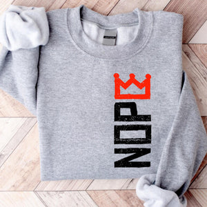 No Kings Protest Sweatshirt Anti Monarchy Graphic Pullover Revolutionary Statement Crewneck Political Activism Graphic Sweater 1761101672070.jpg