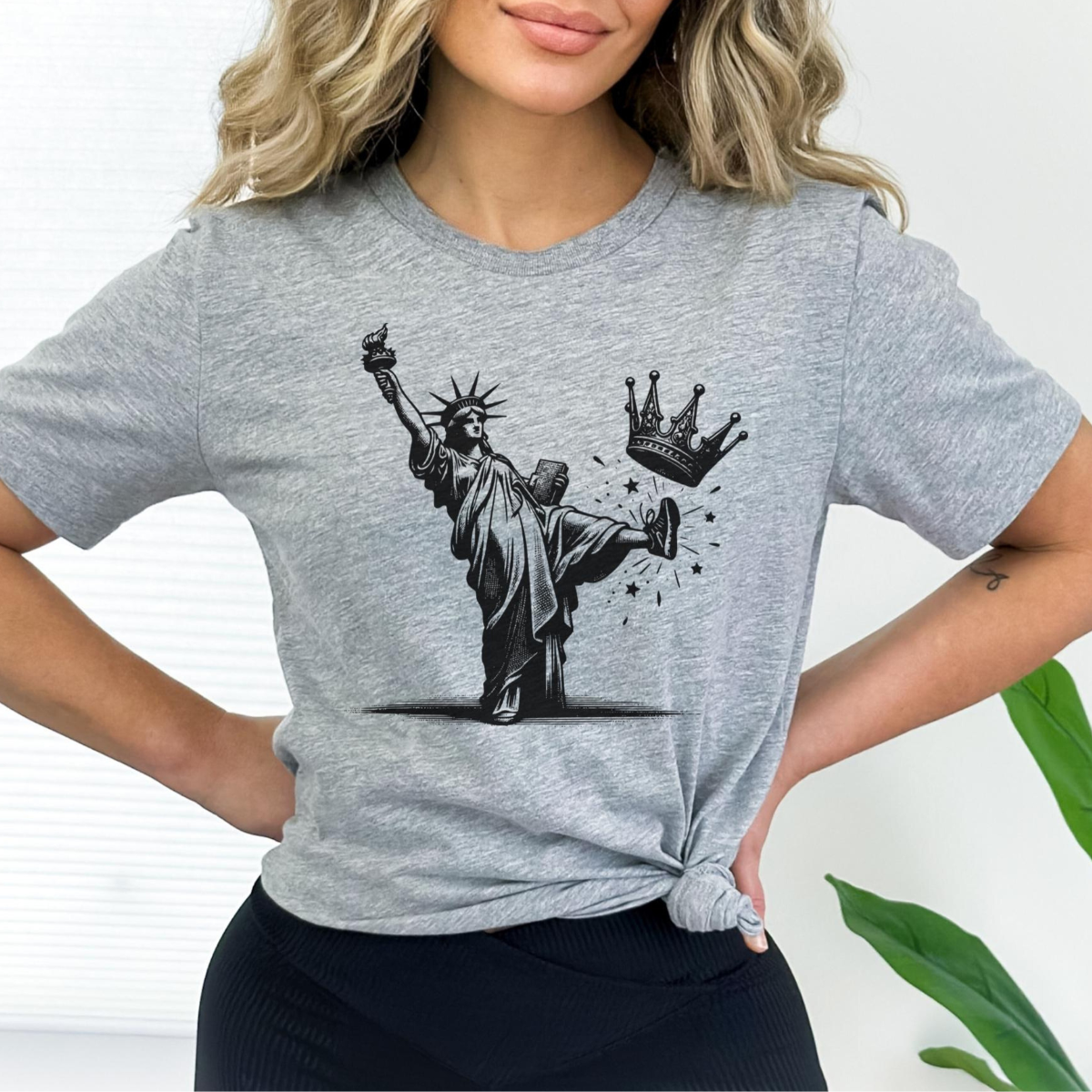 No Kings Shirt Statue Of Libertyprotest Shirt Liberal Tshirt Democrat T Shirt Anti Fascism Democracy Tee 1761104457882.png