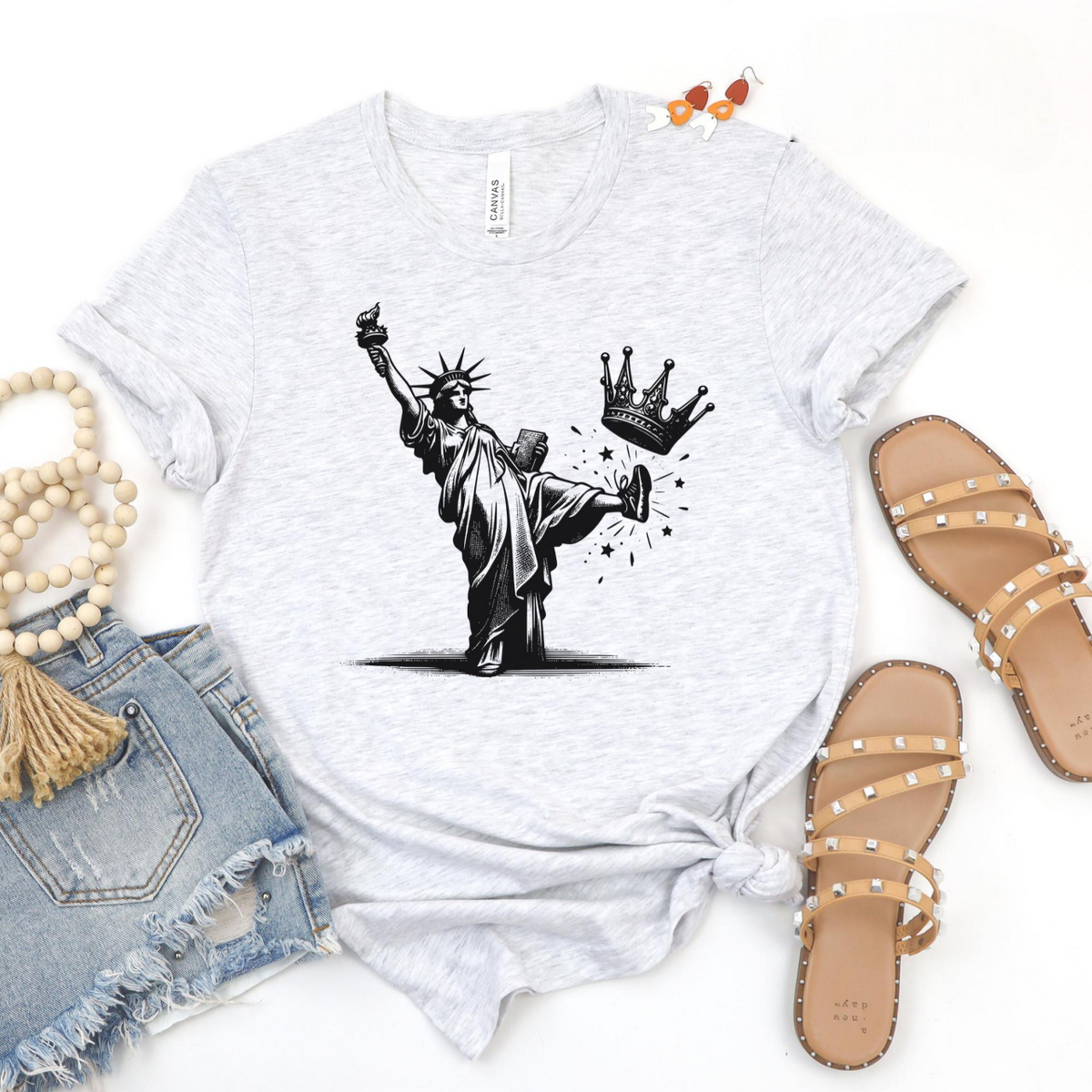 No Kings Shirt Statue Of Libertyprotest Shirt Liberal Tshirt Democrat T Shirt Anti Fascism Democracy Tee 1761104458202.png