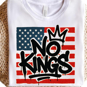 No Kings Graffiti T Shirt Anti Monarchy Usa Flag Graphic Tee 1761104984530.png