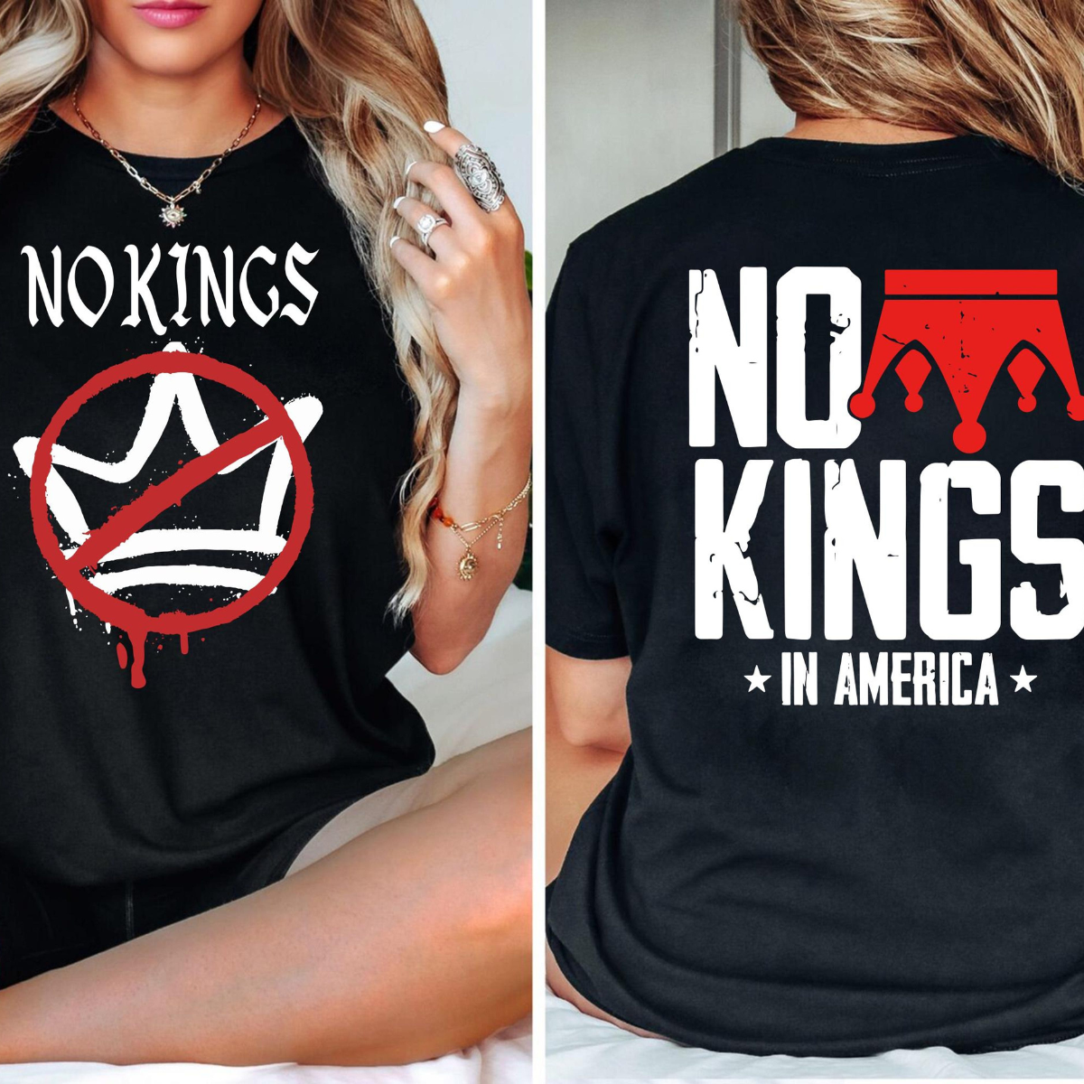 No Kings In America Shirt Human Rights Tee Protest Shirt Political Awareness No Kings T Shirt Activist Shirt 1761186404744.png