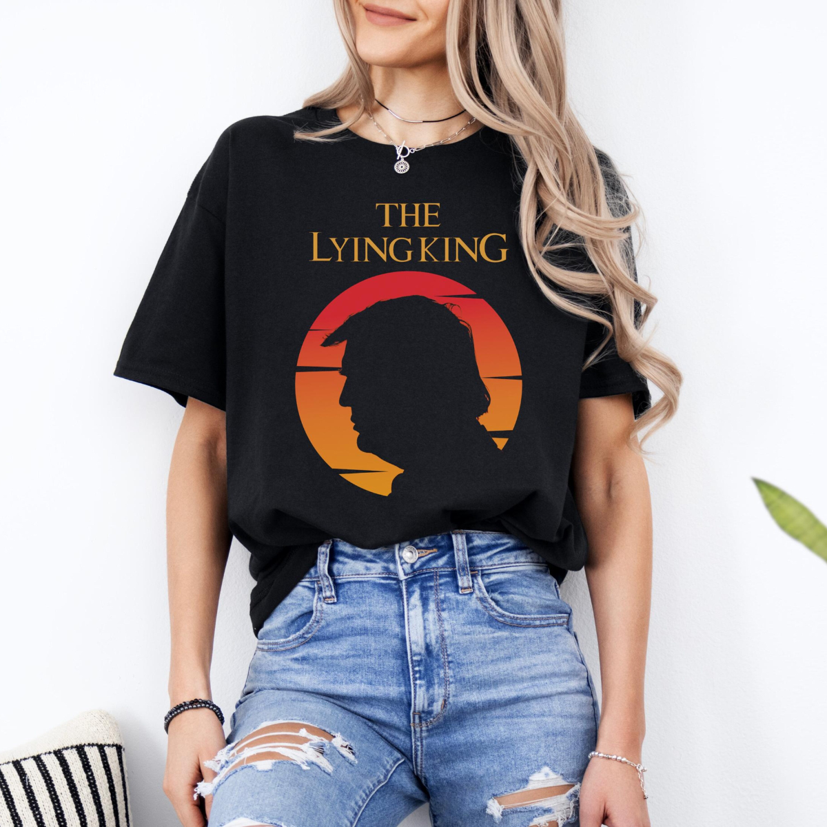 The Lying King Shirt Parody Anti Maga Apparel No Kings Shirt No Dictators Protect Democracy Liberal Attire 1761190165797.png