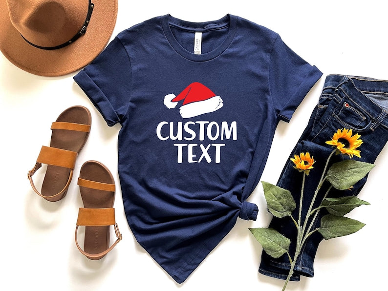 Sarcastic Christmas Family Tee Forced Family Fun Santa Hat Shirt 1761191230414.jpg