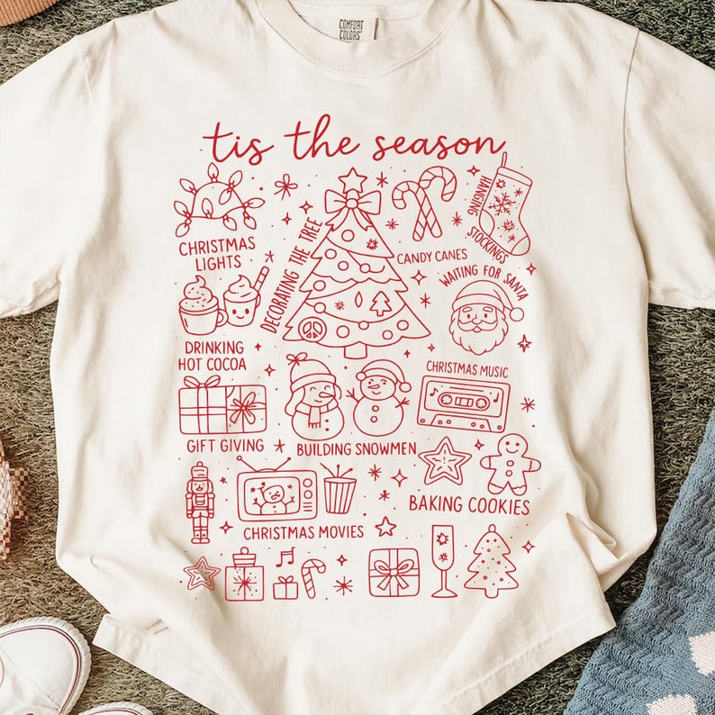 Christmas Doodles Sweatshirt Merry Christmas Sweatshirt Christmas Coquette Bow Sweatshirt Retro Christmas Sweatshirt Christmas Tree Sweatshirt Festive Holiday Shirt 1761205042302.jpg