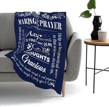 Marriage Prayer Wedding Gifts For Newlyweds Marriage Prayer Wedding Gifts Blankets Engagement Gifts For Couples Christian Religious Prayer Quote Bridal Shower Gifts 1761273262381.jpg