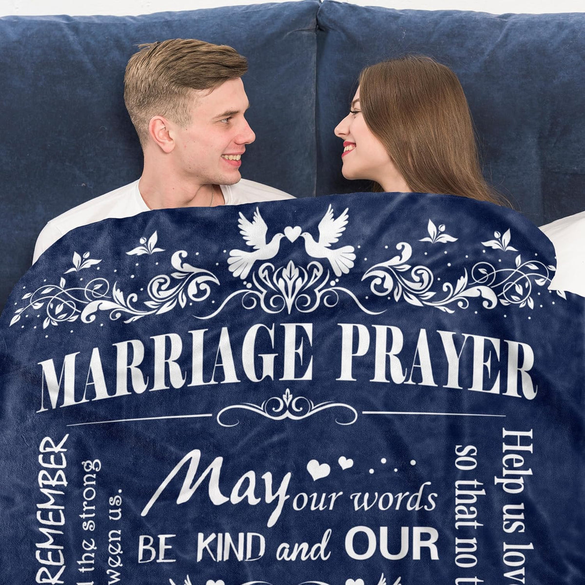 Marriage Prayer Wedding Gifts For Newlyweds Marriage Prayer Wedding Gifts Blankets Engagement Gifts For Couples Christian Religious Prayer Quote Bridal Shower Gifts 1761273262442.jpg