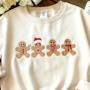 Embroidered Cute Gingerbread Cookies Sweatshirt Womens Christmas Sweatshirt Merry Christmasfestive Unisex Winter Sweaterchristmas Gifts 1761291019634.jpg