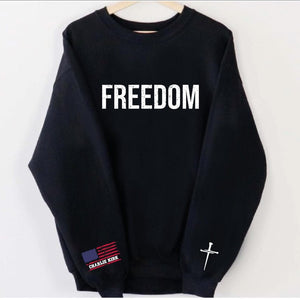 Freedom Charlie K Rk Sweatshirt And Hoodie God Family Country In That Order Patriotic Design Sweater Red White Blue 1761292233966.jpg