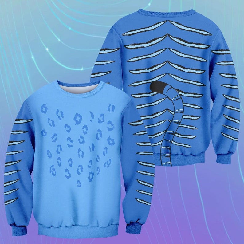 Blue Tiger Hoodie Funny Tiger Costume Hoodie Anime Tiger Hoodie Cosplay Hoodie Outfit Kpop Merch Sweatshirt Blue Tiger Shirt Giftsdemon 1761296469669.jpg