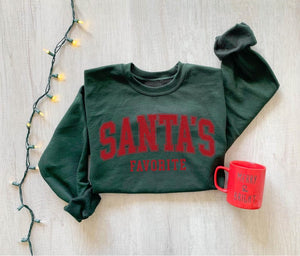 Santas Favorite Christmas Sweatshirt Christmas Shirt Womens Christmas Shirt Christmas Gift Funny Christmas Shirt Festive Holiday Gift 1761297432584.jpg
