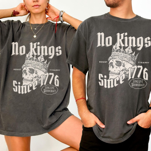 No Kings Since 1776 Shirt No Kings In America Retro Political Protest Tee 1761362143411.png