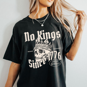 No Kings Since 1776 Shirt No Kings In America Retro Political Protest Tee 1761362144284.png