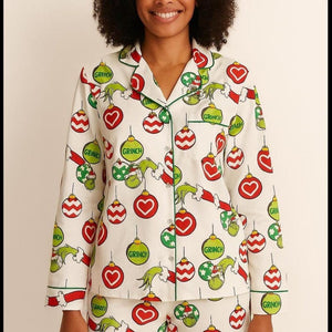 Grinch Christmas Pajamas Set Funny Holiday Pjs Family Matching Christmas Sleepwear Cozy Xmas Loungewear Outfit Gift 1761362963746.jpg