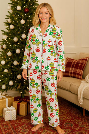Grinch Christmas Pajamas Set Funny Holiday Pjs Family Matching Christmas Sleepwear Cozy Xmas Loungewear Outfit Gift 1761362964030.jpg