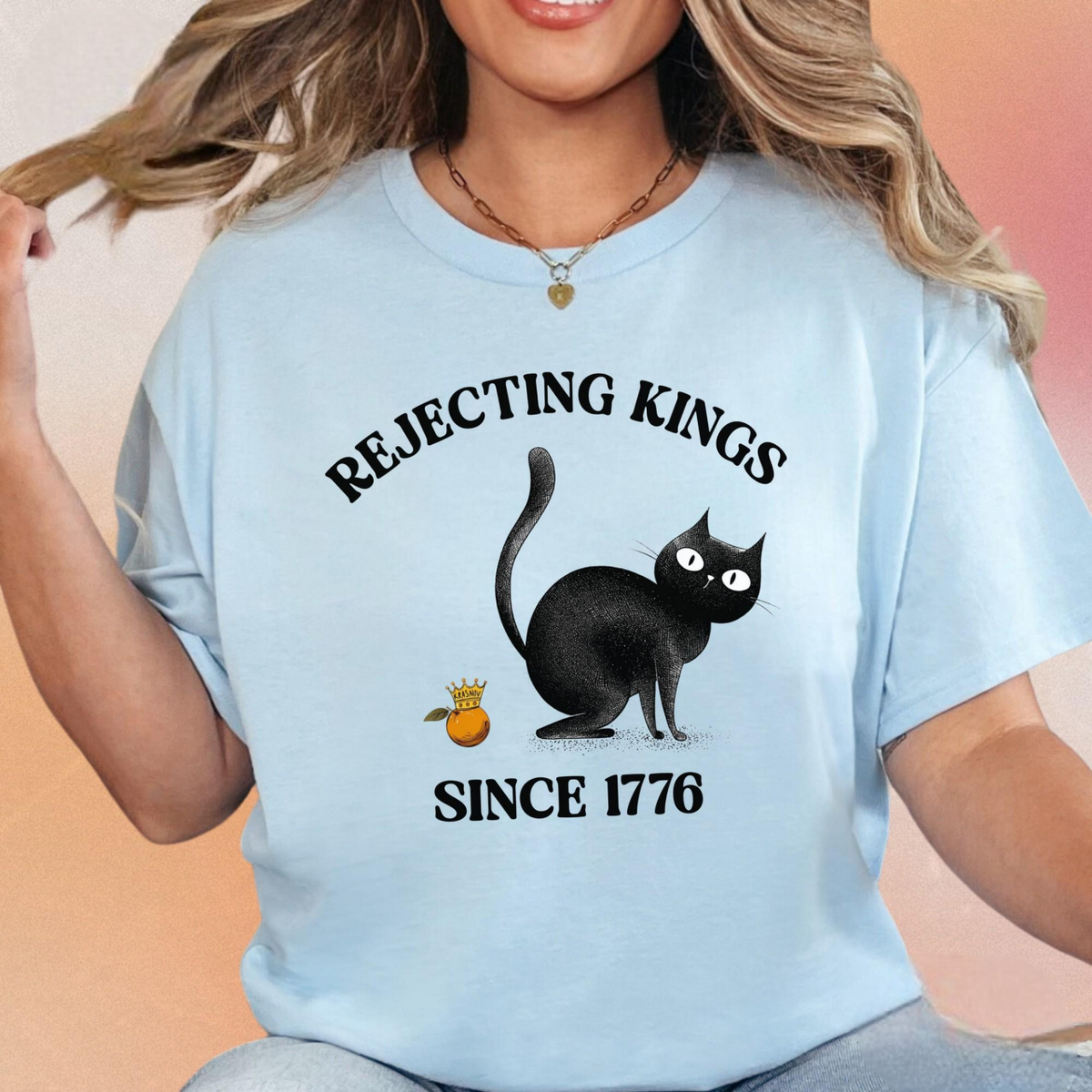 Rejecting Kings Since 1776 Black Cat Meme No Kings In America Protest Anti Trump Shirt 1761531177749.png