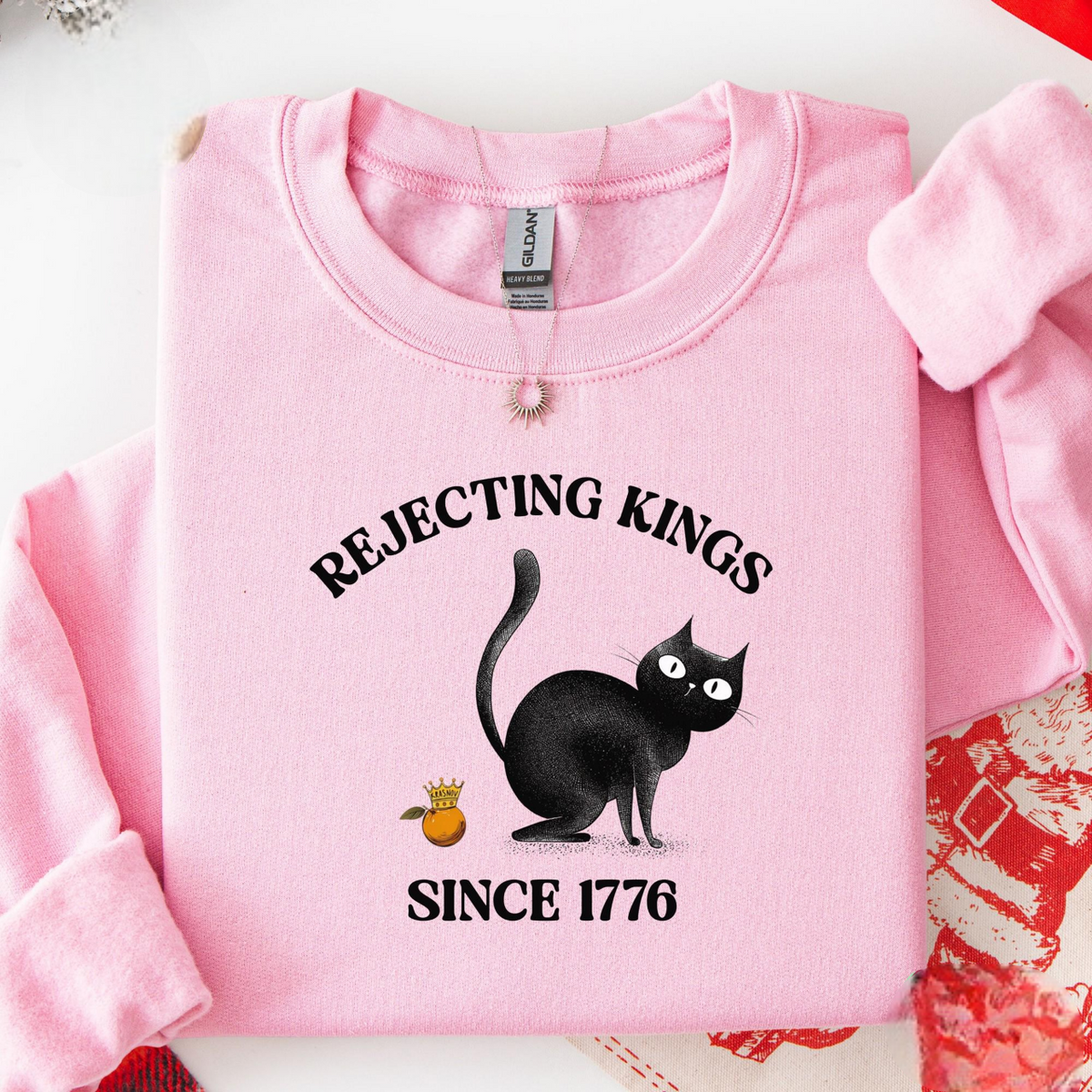 Rejecting Kings Since 1776 Black Cat Meme No Kings In America Protest Anti Trump Shirt 1761531178779.png
