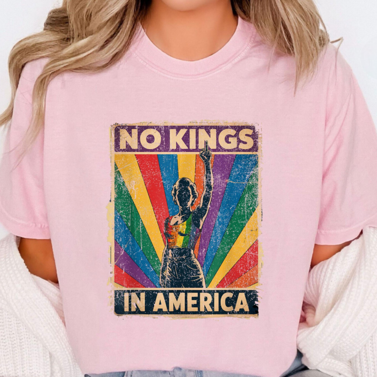 No Kings In America Comfort Colors Shirt Pride Political Shirt Gift For Anti Maga Lgbtq Freedom Shirt Anti Fascism Shirt Patriotic Tee 1761532013671.png