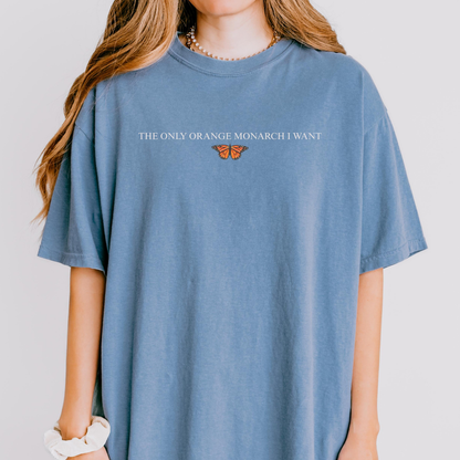 No Kings In America Shirt The Only Orange Monarch I Want Funny Political Tee Anti Fascism Tee 1761533463027.png