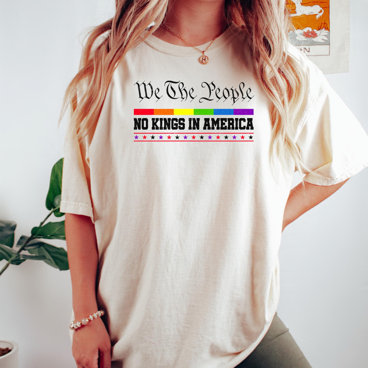 No Kings In America Shirt Protest Shirt Democracy Tee Protest Gift For Anti Maga Patriotic Tee Activist Equality Shirt 1761535585829.png