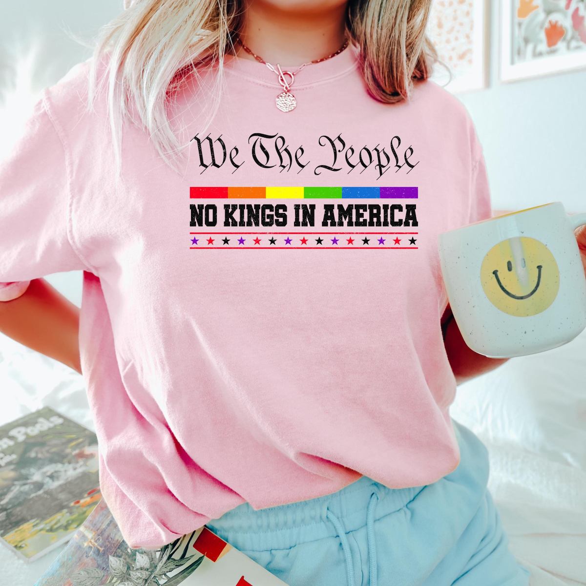 No Kings In America Shirt Protest Shirt Democracy Tee Protest Gift For Anti Maga Patriotic Tee Activist Equality Shirt 1761535586718.png