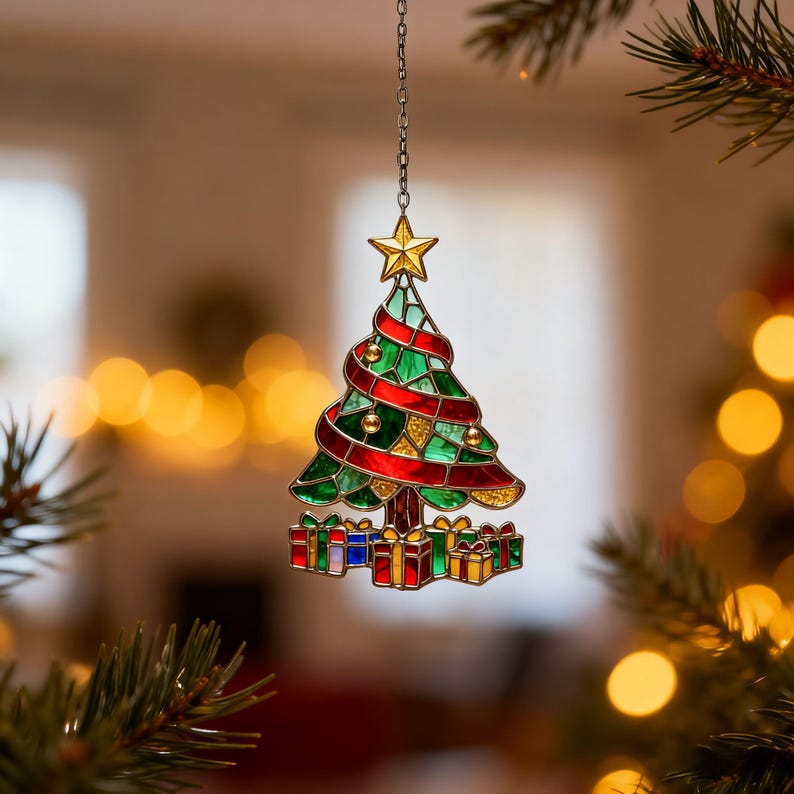 Christmas Stained Glass Tree Ornament Handmade Holiday Decorationwinter Holiday Suncatcherchristmas Giftchristmas Treehandmade Ornament 1761555850280.jpg