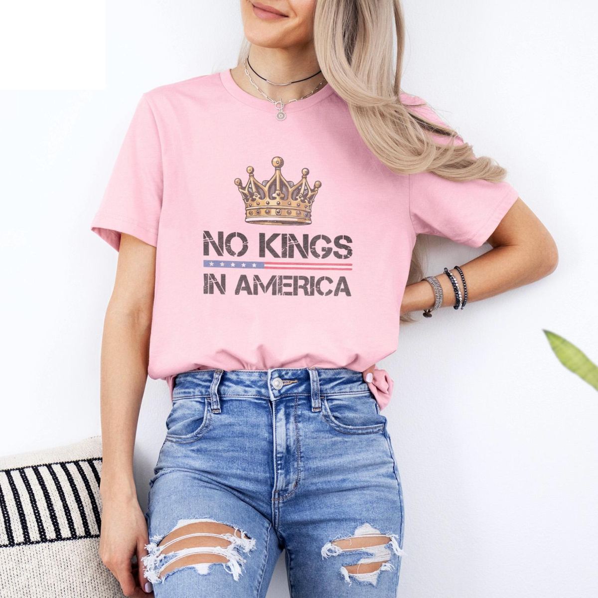 No Kings In America Shirt Democracy Tee Fourth Of July Shirt Patriotic Freedom Tee Gift For Anti Maga Patriotic Tee Liberal Shirt 1761621215393.png