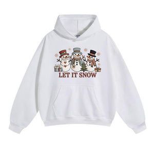 Snowman Christmas Embroidery File Let It Snow Stitch Design Holiday Shirt Pattern Winter Sweatshirt Project For Family Matching Outfit 1761624256422.jpg