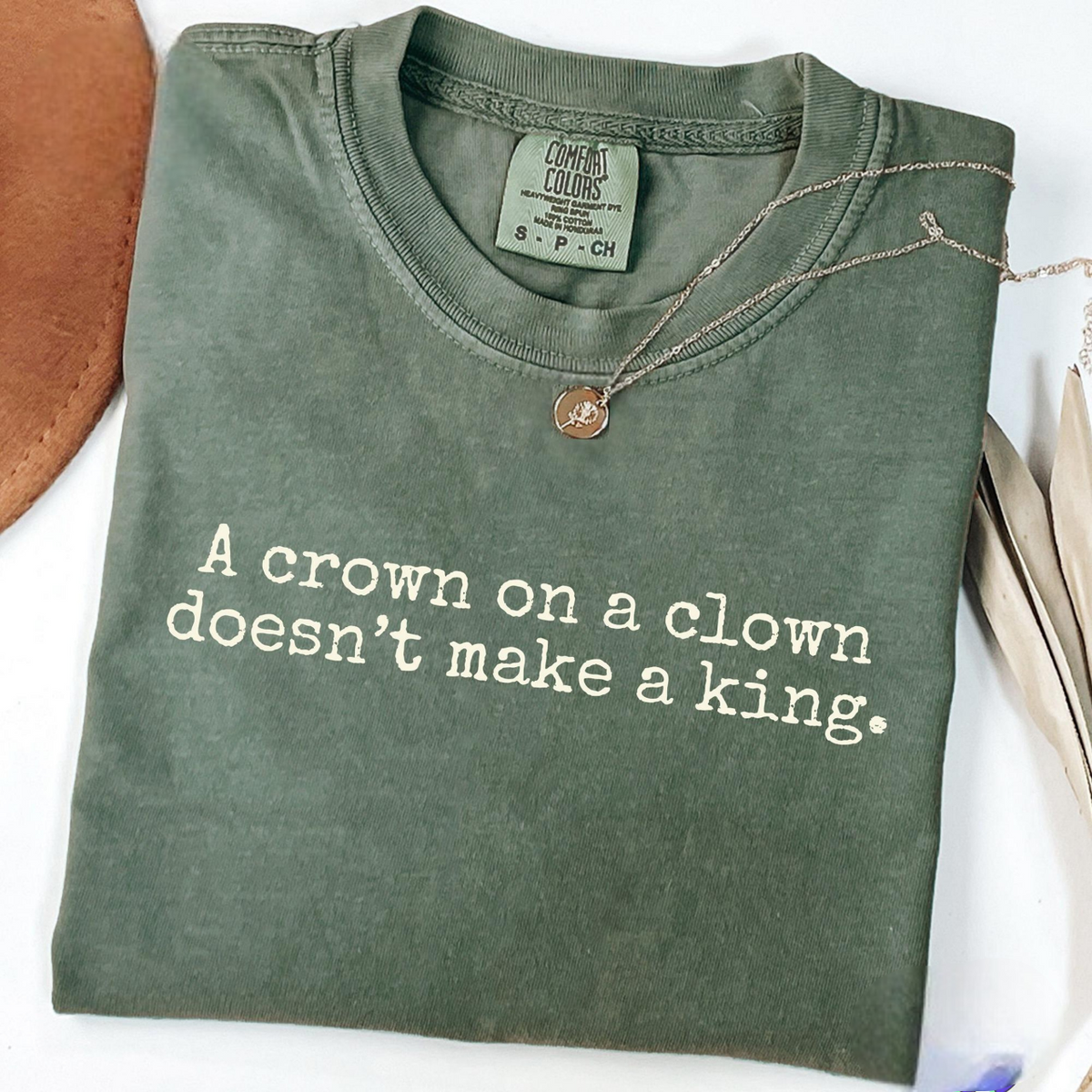 A Crown On A Clown Doesnt Make A King No Kings In America Shirt 1761624915332.png
