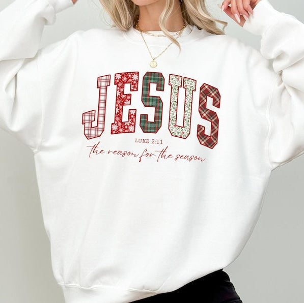 Christian Jesus Sweathirt Christmas Bible Verse Tshirt Trendy Faith Apparel Gift Jesus Loves You The Reason For The Season 1761640087150.jpg