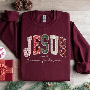Christian Jesus Sweathirt Christmas Bible Verse Tshirt Trendy Faith Apparel Gift Jesus Loves You The Reason For The Season 1761640087659.jpg