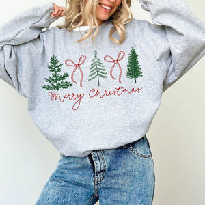 Preppy Christmas Tree Shirt Christmas Coquette Bow Shirt Merry Christmas Shirt  Coquette Merry Christmas Shirt 1761642350865.jpg