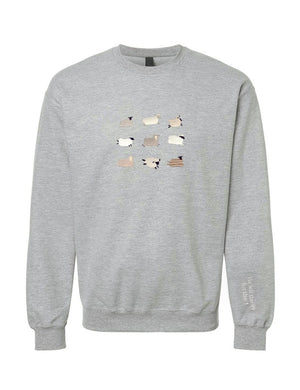 Lost Sheep Embroidered Sweatshirt Jesus Leaves The 99 The Lord My Shepherd Crewneck Psalm 23 Christian Apparel Sweater Faith Cozy Gift 1761644871374.jpg