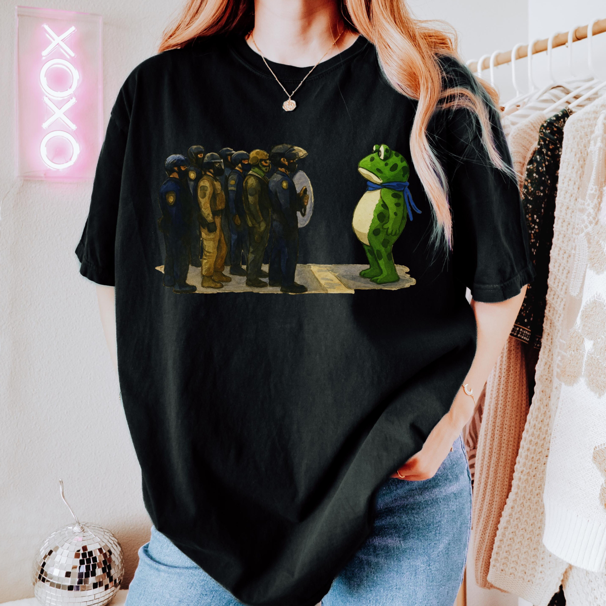 Portland Freedom Frog Anti Ice T Shirt Resistance Tee Protest Shirt Portland Frog Activist Tee No Kings Day 1761704354041.png
