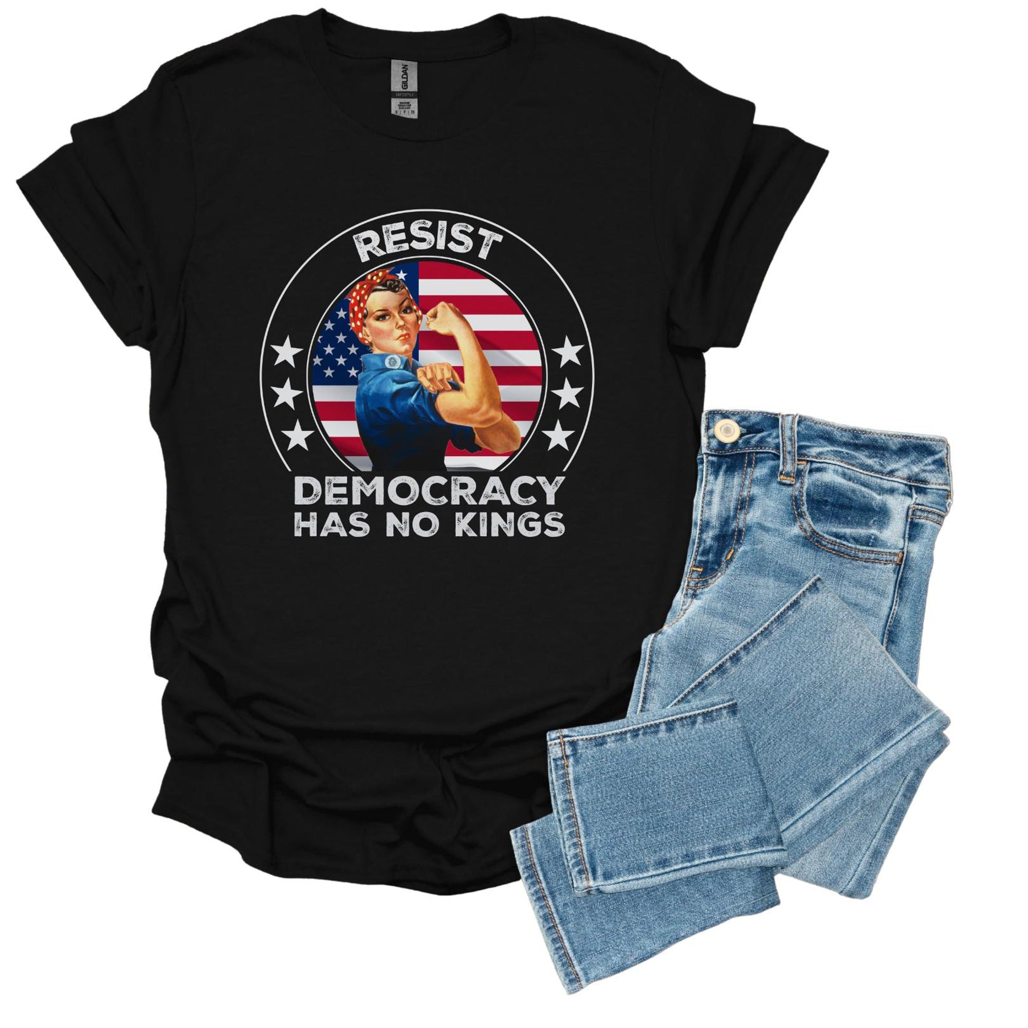 Resist Democracy Has No Kings Shirt Patriotic Political T Shirt Resist Democracy Has No Kings T Shirt Patriotic Political T Shirt 1761706272740.jpg