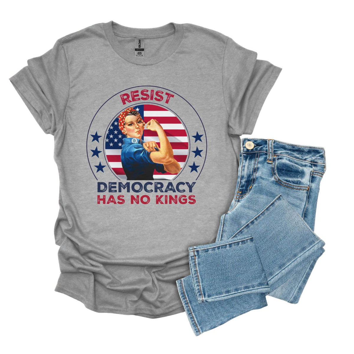 Resist Democracy Has No Kings Shirt Patriotic Political T Shirt Resist Democracy Has No Kings T Shirt Patriotic Political T Shirt 1761706272785.jpg