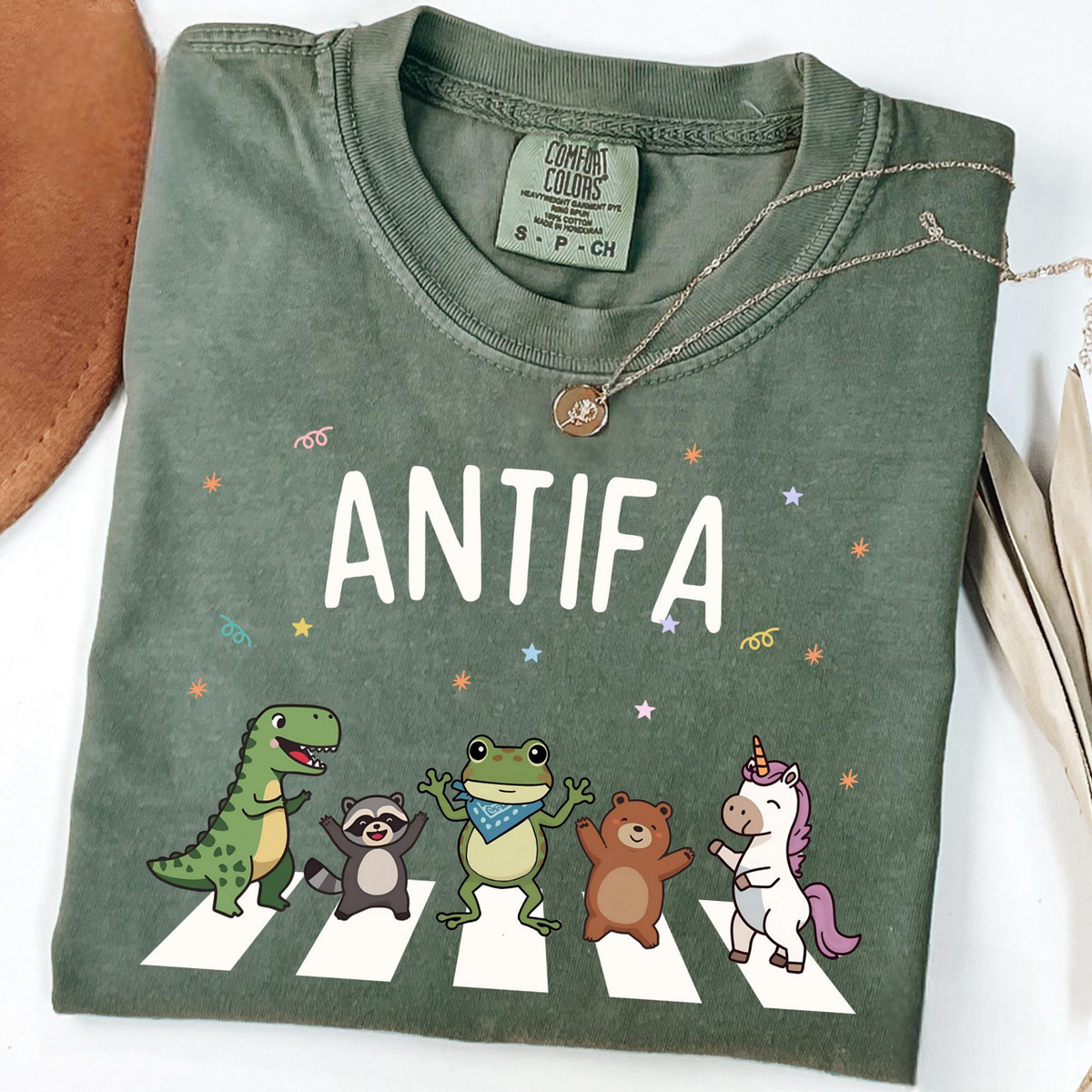 Antifa Inflatable Costume Portland Frog Shirt Abolish Ice Anti Fascism Protest Tee 1761707215942.png