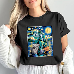 Liberty Crisis T Shirt Starry Night Protest Art 1761710807411.jpg