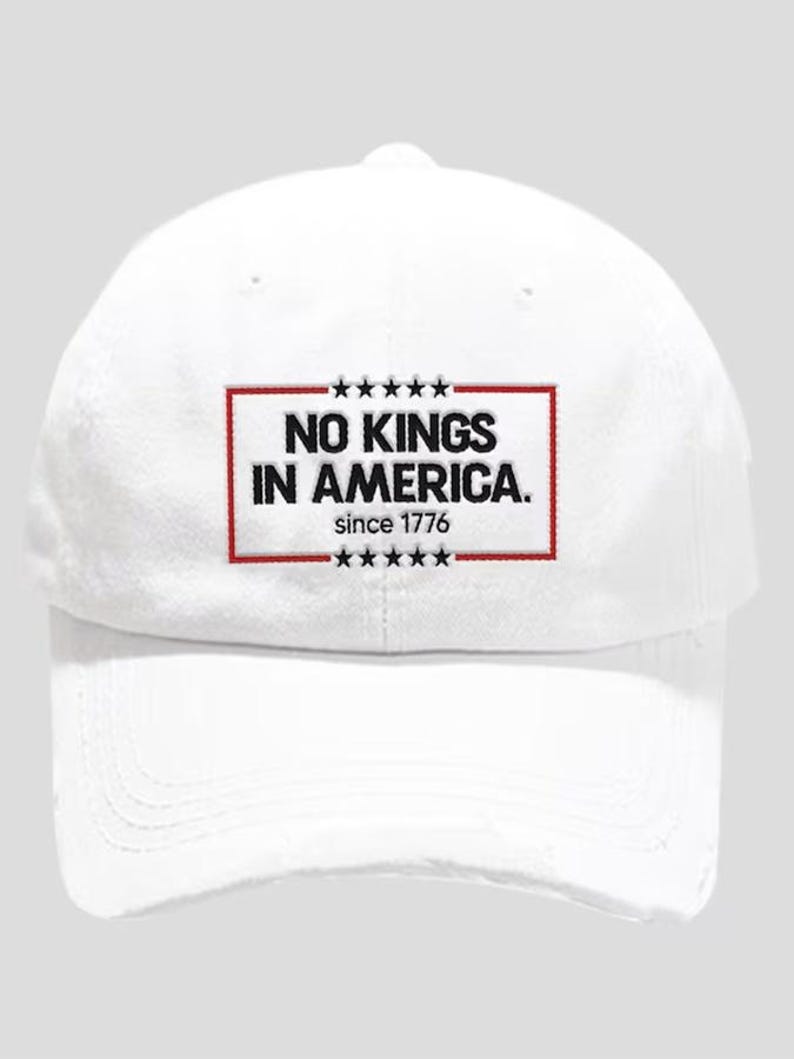 No Kings In America Print Baseball Cap America 1776 Vintage Classic Hat 4th Of July Unisex Gulf Hat Independence Day Cap Gift For D 1761723842410.jpg