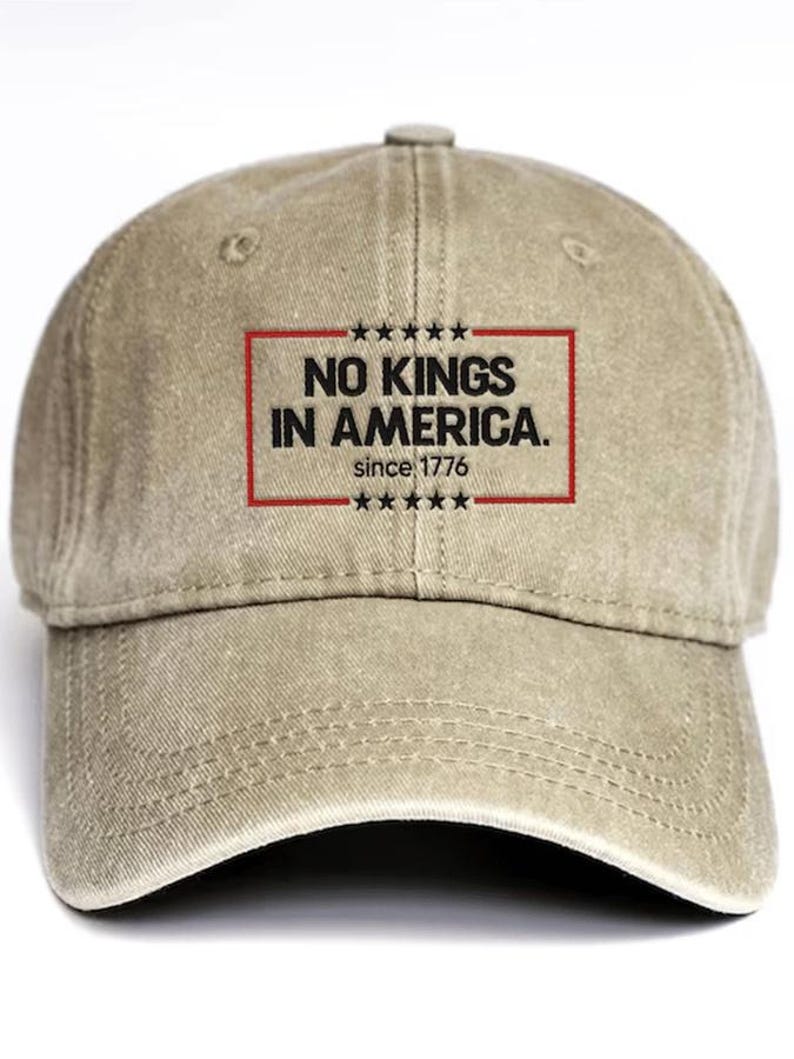 No Kings In America Print Baseball Cap America 1776 Vintage Classic Hat 4th Of July Unisex Gulf Hat Independence Day Cap Gift For D 1761723843042.jpg