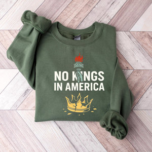 Snarky No Kings In America Shirt No Faux King Way Tshirt Political Women Sweatshirt Funny Protest Gift Anti Trump Crewneck Feminist Tee 1761793167615.png