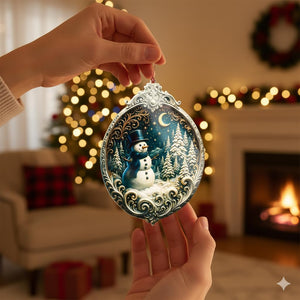 Christmas Ornament 2025   Snowman Ornament   Snowman Ornaments For Christmas Tree   Acrylic Christmas Ornaments   Christmas Ornament 2025   White Elephant Gifts   Xmas Tree Funny Decoration 1761793903392.jpg