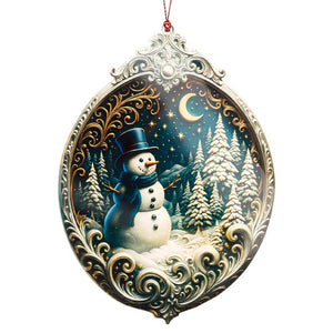 Christmas Ornament 2025   Snowman Ornament   Snowman Ornaments For Christmas Tree   Acrylic Christmas Ornaments   Christmas Ornament 2025   White Elephant Gifts   Xmas Tree Funny Decoration 1761793903453.jpg