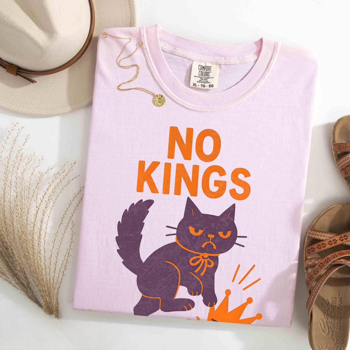 No Kings In America Black Cat Shirt No Kings Shirt Funny Political Meme T Shirt Patriotic Shirt Lady Liberty Shirt Social Justice Shirt 1761795043910.png