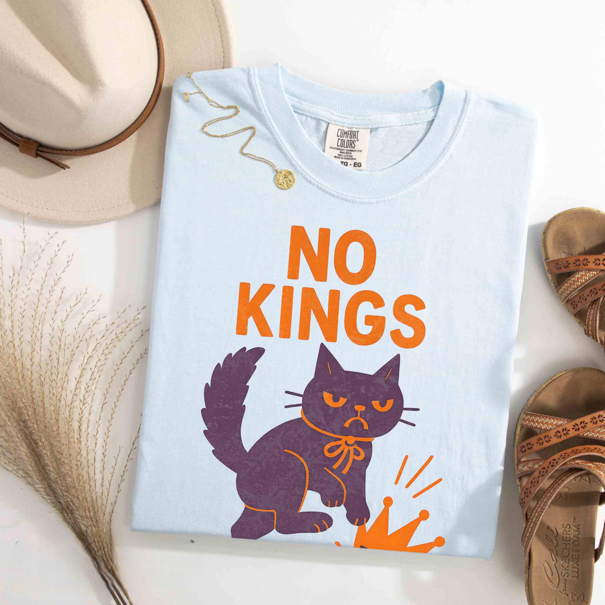 No Kings In America Black Cat Shirt No Kings Shirt Funny Political Meme T Shirt Patriotic Shirt Lady Liberty Shirt Social Justice Shirt 1761795044715.png
