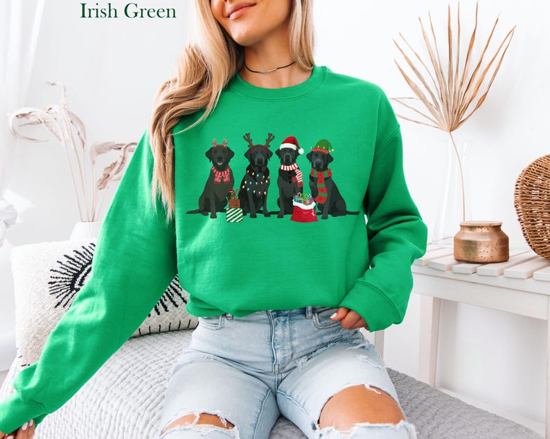 Christmas Black Lab Sweatshirt X Mas Labrador Retriever Shirt Xmas Dog Sweater Holiday Dog Crewneck Black Labrador Mom Shirt Lab Mama Gift 1761795651043.jpg