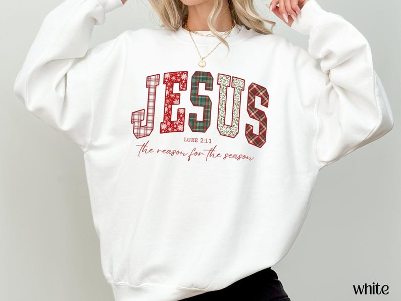 Christian Jesus Sweathirt Christmas Bible Verse Tshirt Trendy Faith Apparel Gift Jesus Loves You The Reason For The Season 1761796462217.jpg