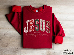 Christian Jesus Sweathirt Christmas Bible Verse Tshirt Trendy Faith Apparel Gift Jesus Loves You The Reason For The Season 1761796462219.jpg